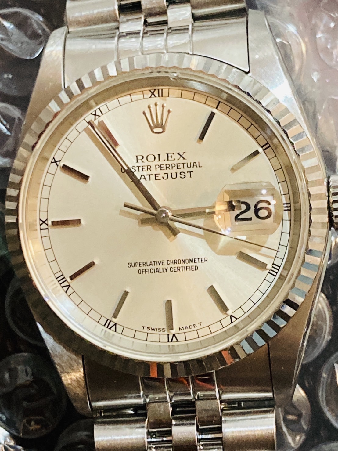 ROLEX（ロレックス） ROLEX デイトジャスト 16234 W番 k18 wg コンビ